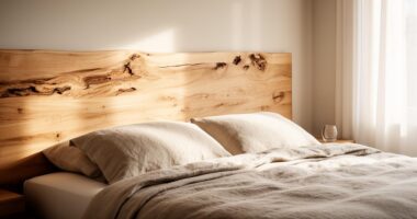 Pourquoi choisir une tête de lit aux finitions naturelles en bois pour une chambre élégante